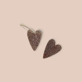 Boucles d'oreilles coeur 