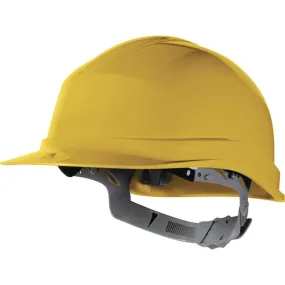 Casque de chantier jaune simple (C/40pcs) ** DELTAPLUS