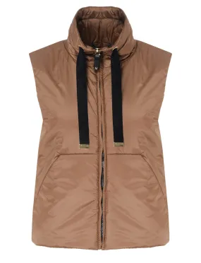 Max Mara Gilet anti-goutte Le Cube Greenvest couleur camel